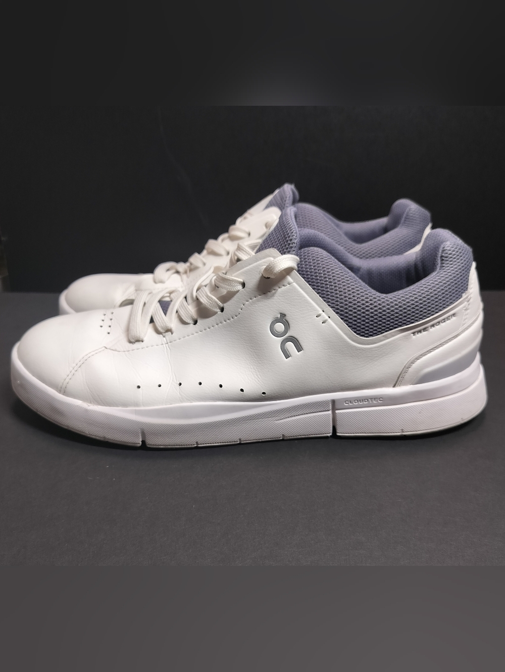 Trainers On Running Men's  The Roger Advantage White/Fossil Size 10.5 Pre-owned